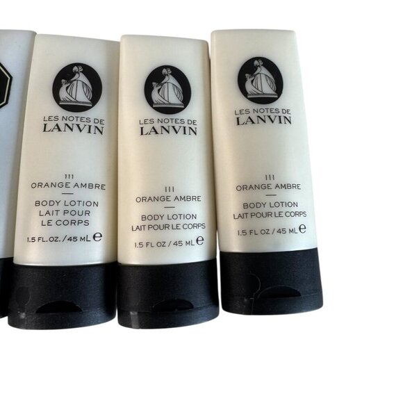 Lot of 5 Les Notes de Lanvin Travel Size Toiletries Shower Gel & Body Lotion 1.5 - Picture 2 of 5